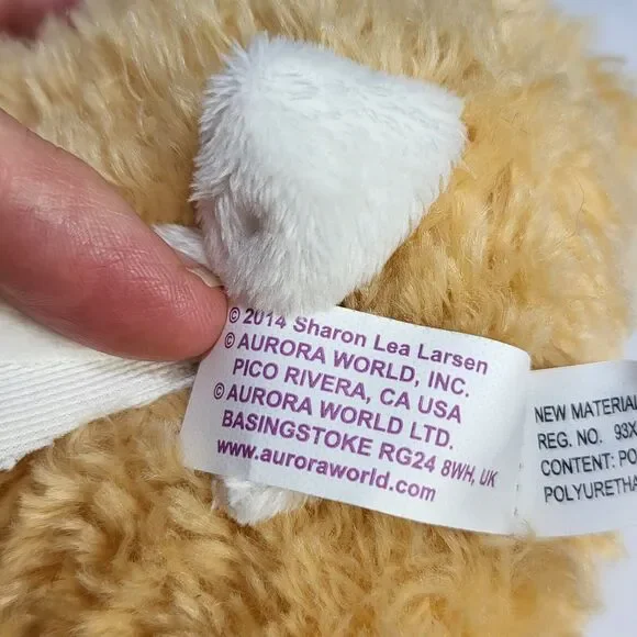 Aurora World Baby Noah’s Ark 10" Tan Horse Stuffed Plush Animal Lovey Toy - Picture 8 of 9